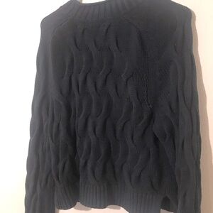 Banana republic black knit sweater